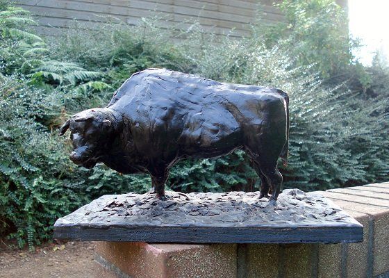 beeld wisent zwarte was John Gigengack