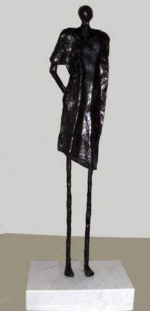 beeld giacometti brons John Gigengack