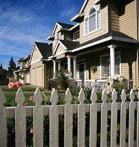 Home with Fence, Topographical Surveys in Burnsville, NC Home with Fence, Topographical Surveys in Burnsville, NC