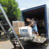 consegna con piattaforme aeree