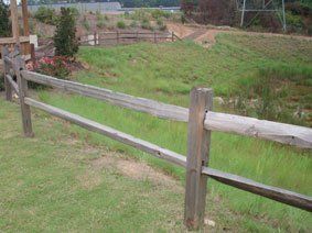Two-rail Wooden Fence — Greenville, SC — Pioneer Fence in Greenville