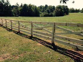 Farmhouse Wooden Fence — Greenville, SC — Pioneer Fence in Greenville