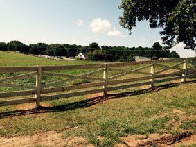 Split-rail Wooden Fence — Greenville, SC — Pioneer Fence in Greenville