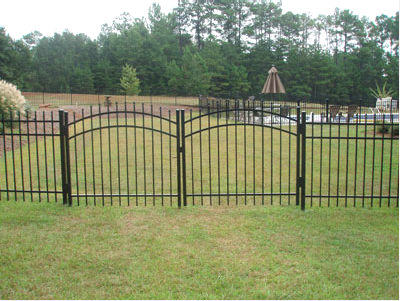 Arched Swimming Pool Fence — Greenville, SC — Pioneer Fence in Greenville