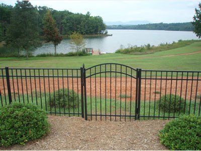 Lake Aluminum Fence Gate — Greenville, SC — Pioneer Fence in Greenville