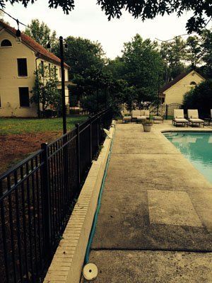 Aluminum Private Pool Fence — Greenville, SC — Pioneer Fence in Greenville