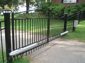 Double Driveway Gates — Greenville, SC — Pioneer Fence in Greenville