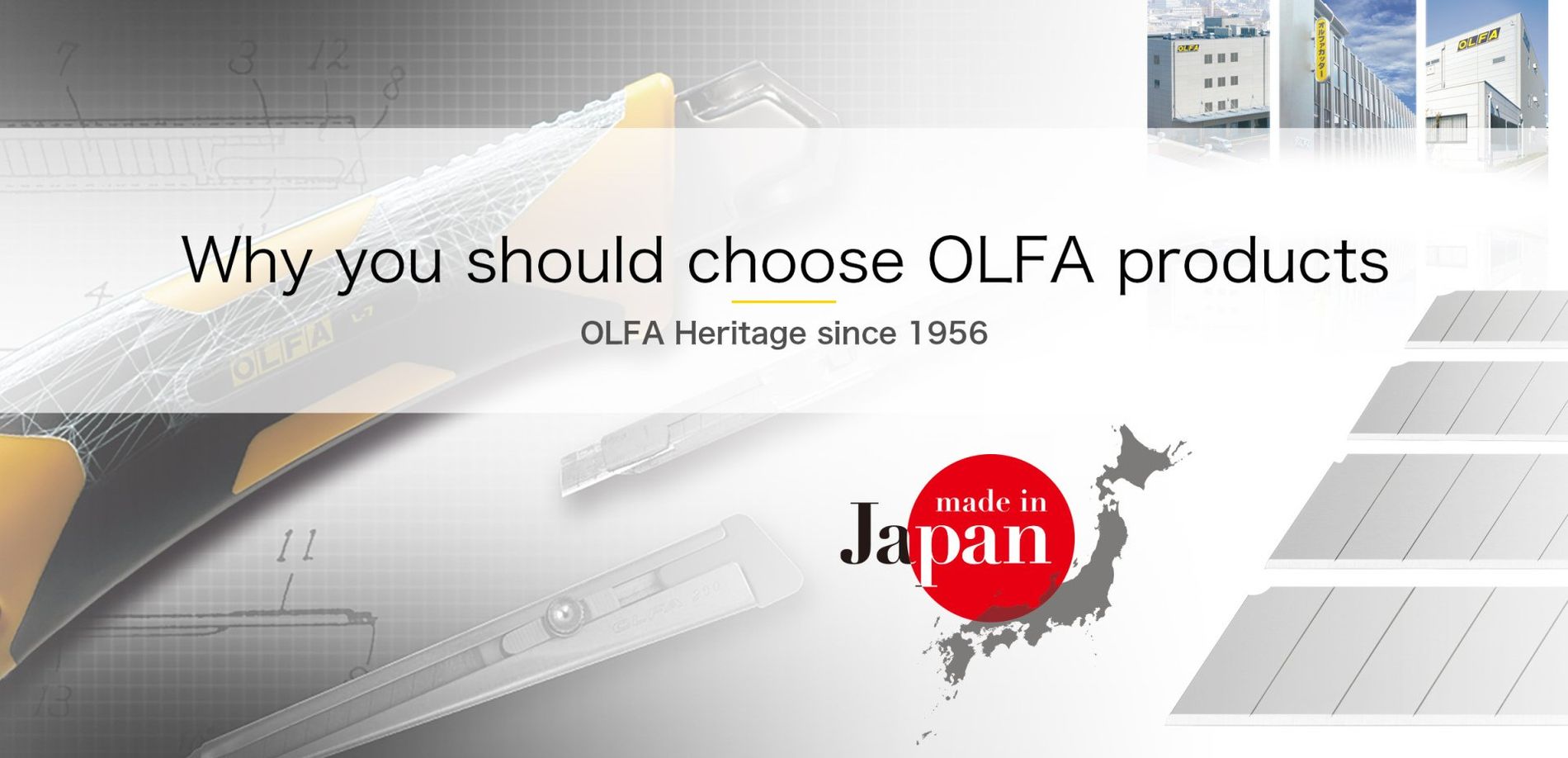 ¿Por qué deberías elegir los productos Olfa de Japón?