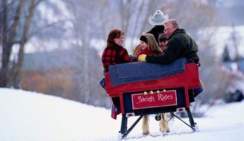 Winter Sleigh Rides in Northern Vermont Winter Sleigh Ride in Northern Vermont
