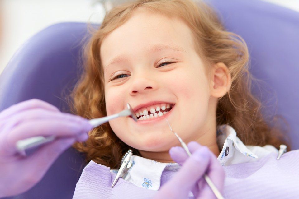 trattamento carie per bambini