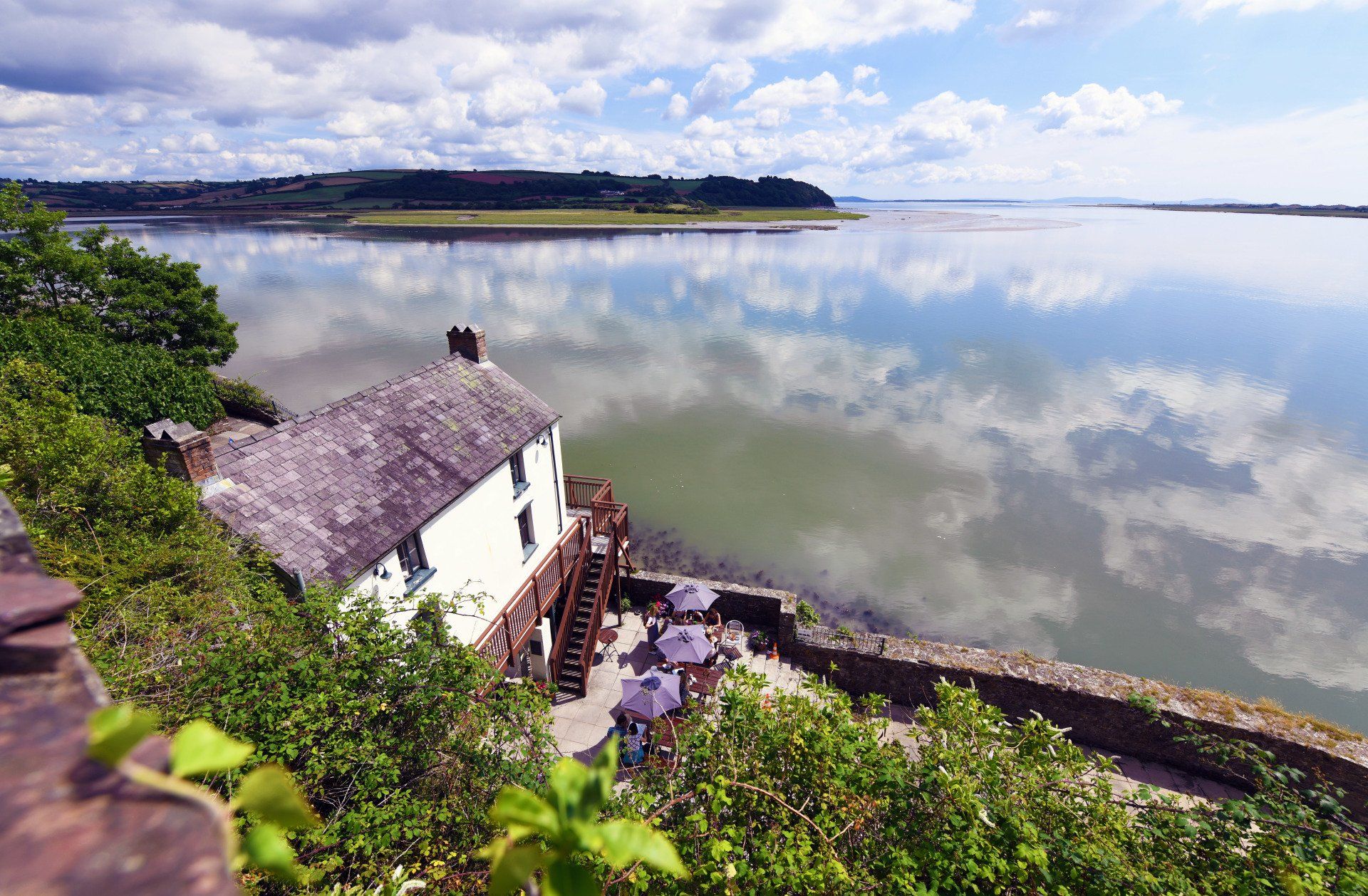 best days out for food and views Laugharne Carmarthenshire