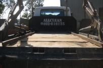 Truck ready for rubbish collection in Nambucca Heads