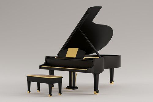 Grand Piano in a Clean Background — Lincolnton, NC — Karl Park Piano Tuning and Repair Grand Piano in a Clean Background — Lincolnton, NC — Karl Park Piano Tuning and Repair