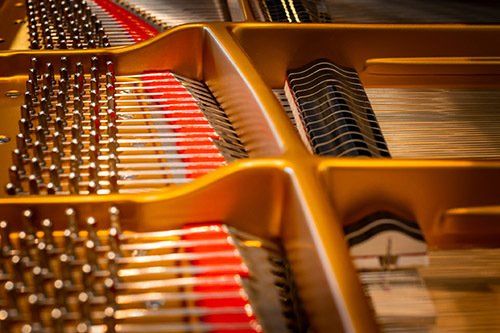 Close Up View of Strings of a Grand Piano — Lincolnton, NC — Karl Park Piano Tuning and Repair Close Up View of Strings of a Grand Piano — Lincolnton, NC — Karl Park Piano Tuning and Repair