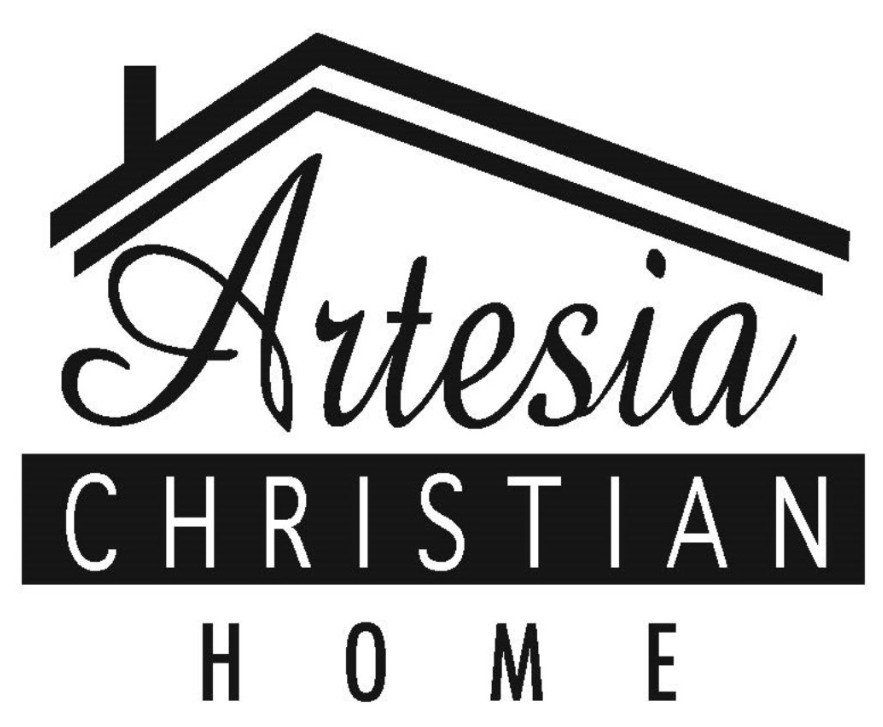 Logo: Black house outline with