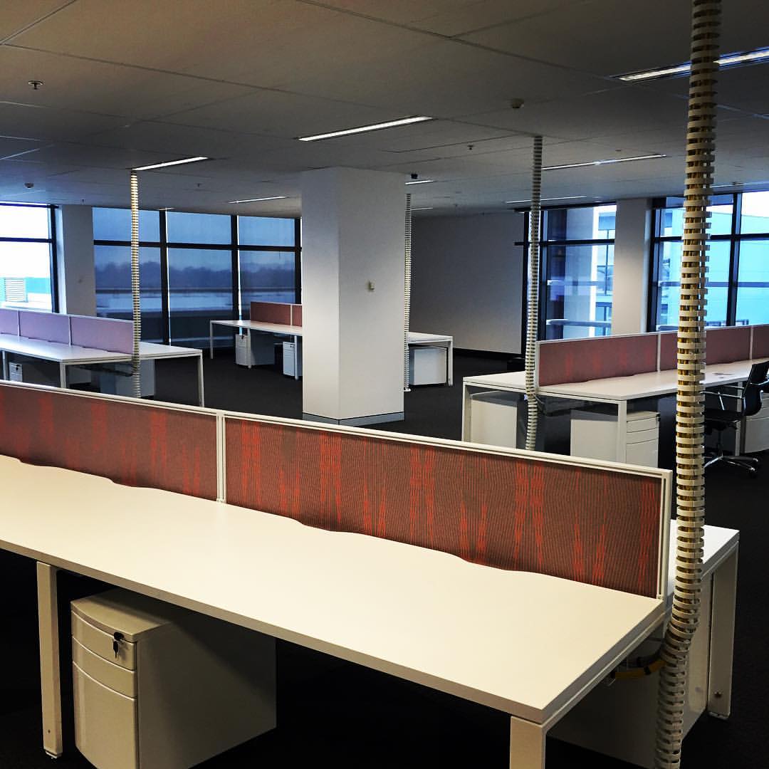 Data Cables At The Office — Electrical Projects in Balgownie, NSW