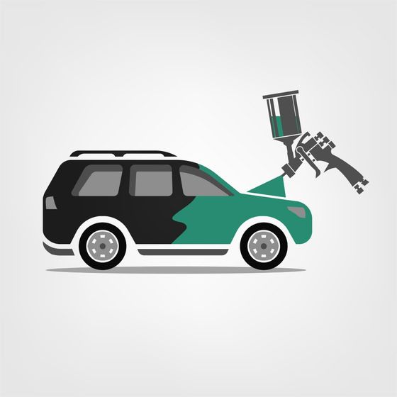 icona verniciatura di un'auto