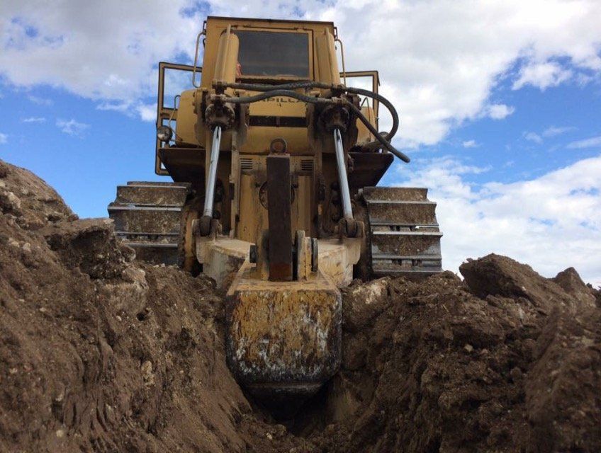 Dettaglio bulldozer