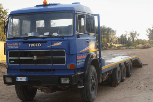 Camion blu