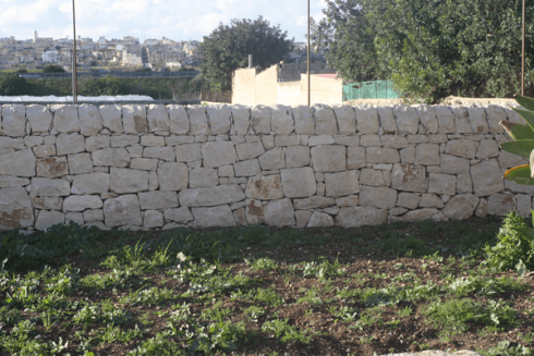 Muro con pietre