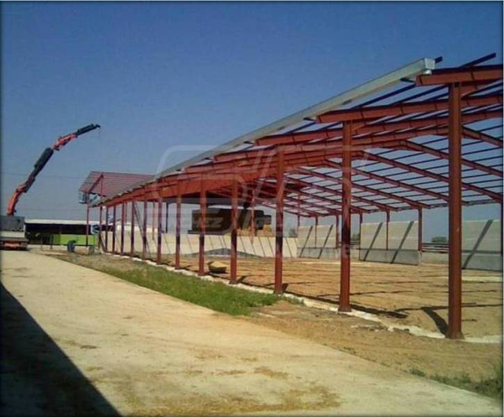 Estructura metálica nave ganadera