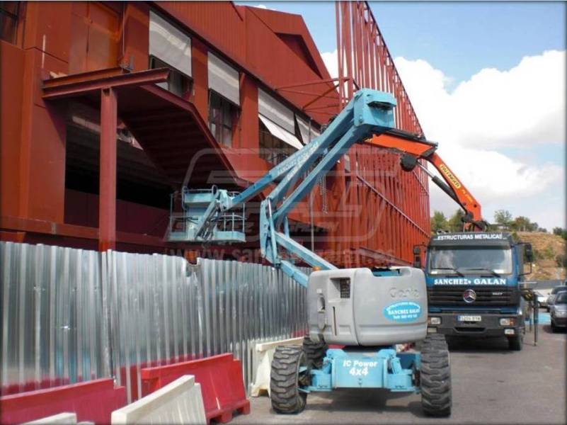 Estructura metálica nave agrícola
