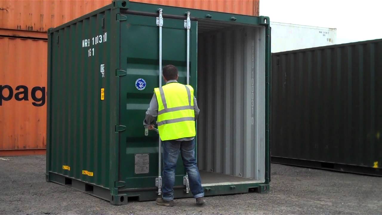 Color Green PODS Furniture Removalists Operation