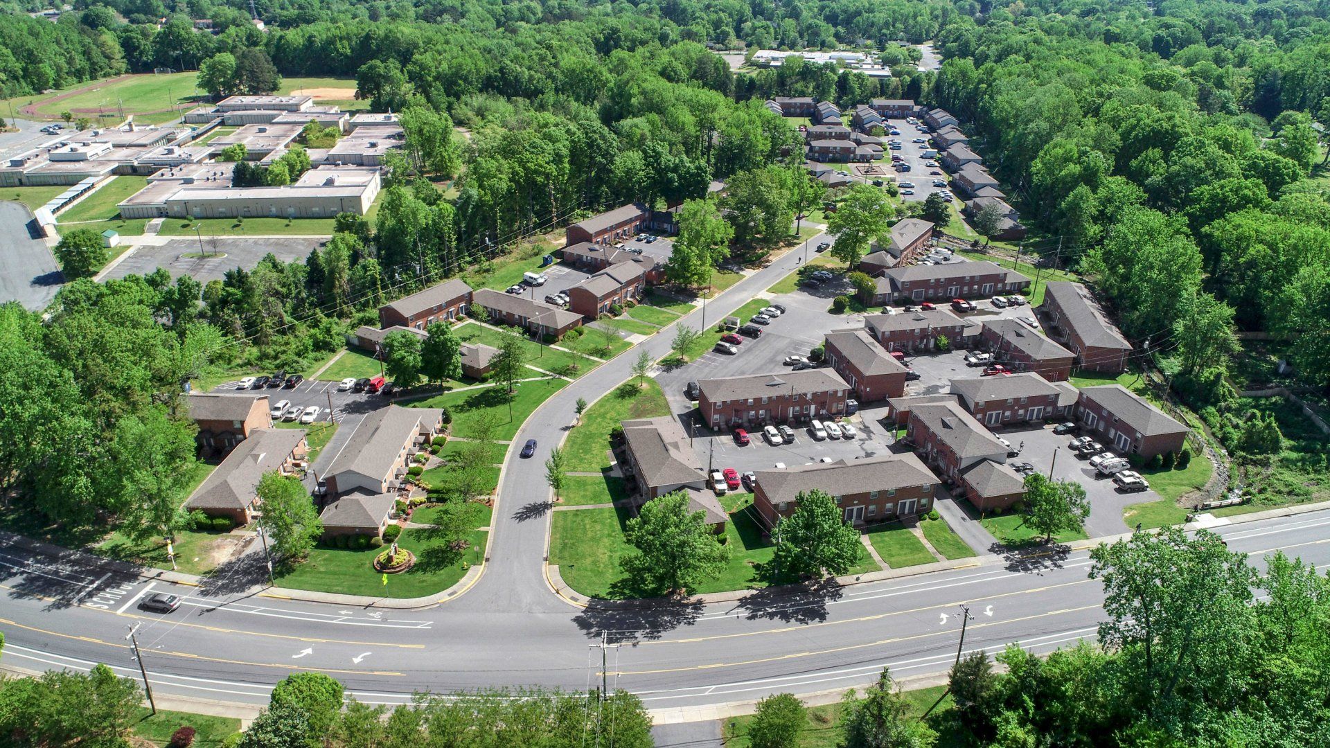 Aerial View | Park Creek Apartment Homes