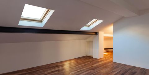 Loft area converted to new room