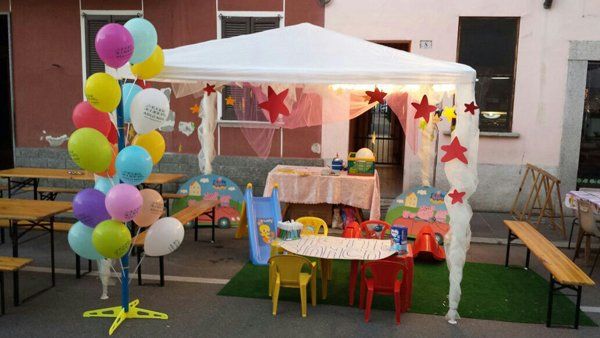 gazebo di un asilo nido
