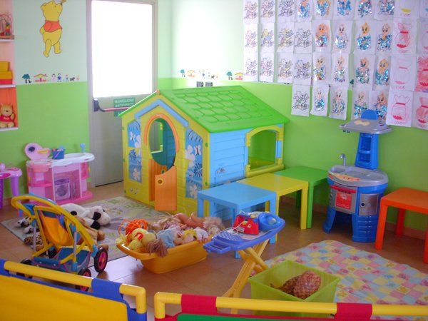 area giochi di un asilo nido
