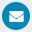 Blue circle with a white envelope icon.