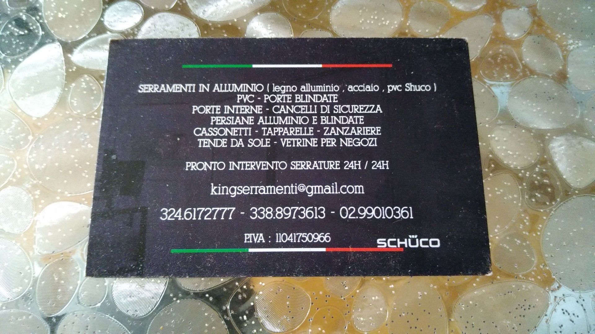 biglietto da visita azienda