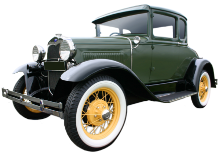 Leatherwise, vintage car