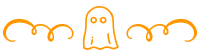 ghost in the middle of flourishes icon