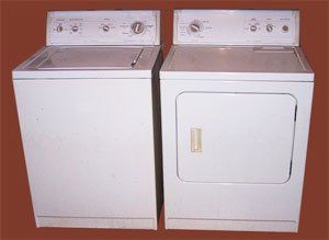 washer and dryer