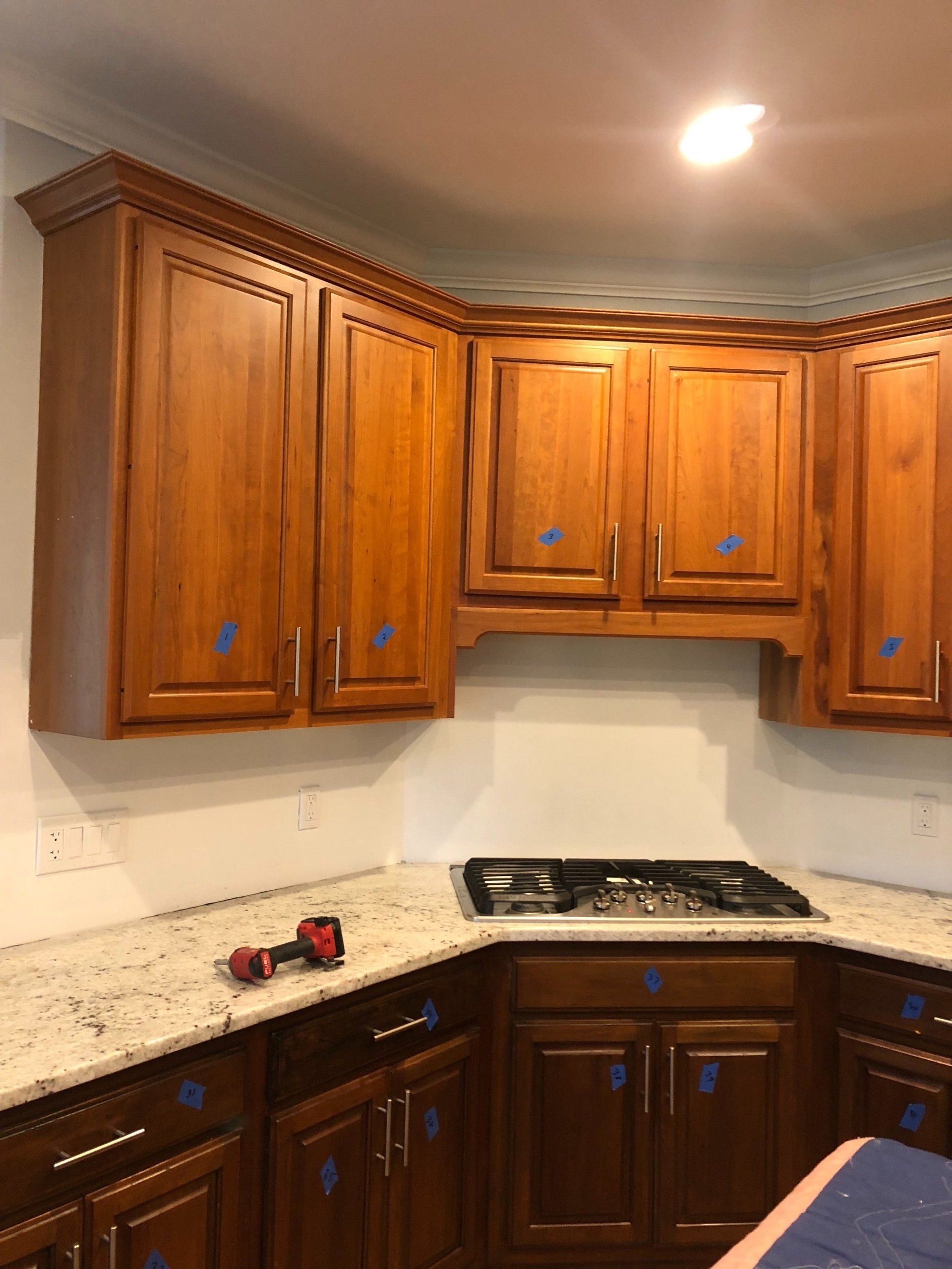 Brown Colored Kitchen Cabinet — Coopersburg, PA — Fine Finishes