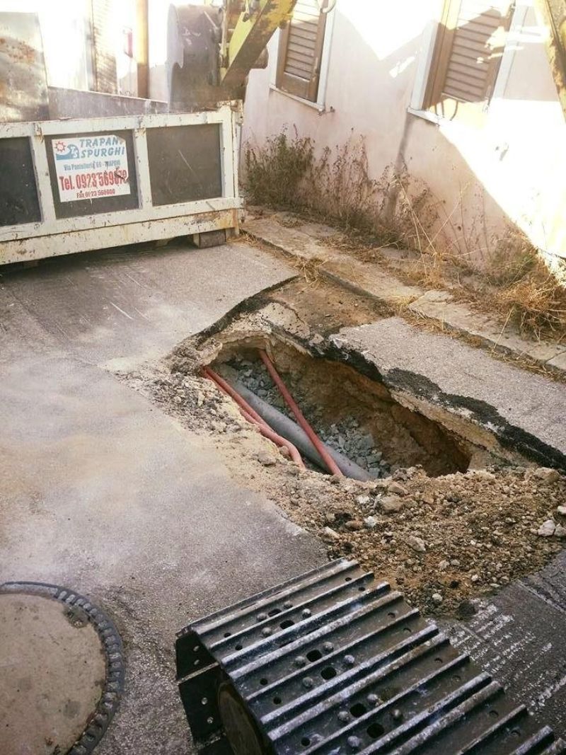Lavori su tubature