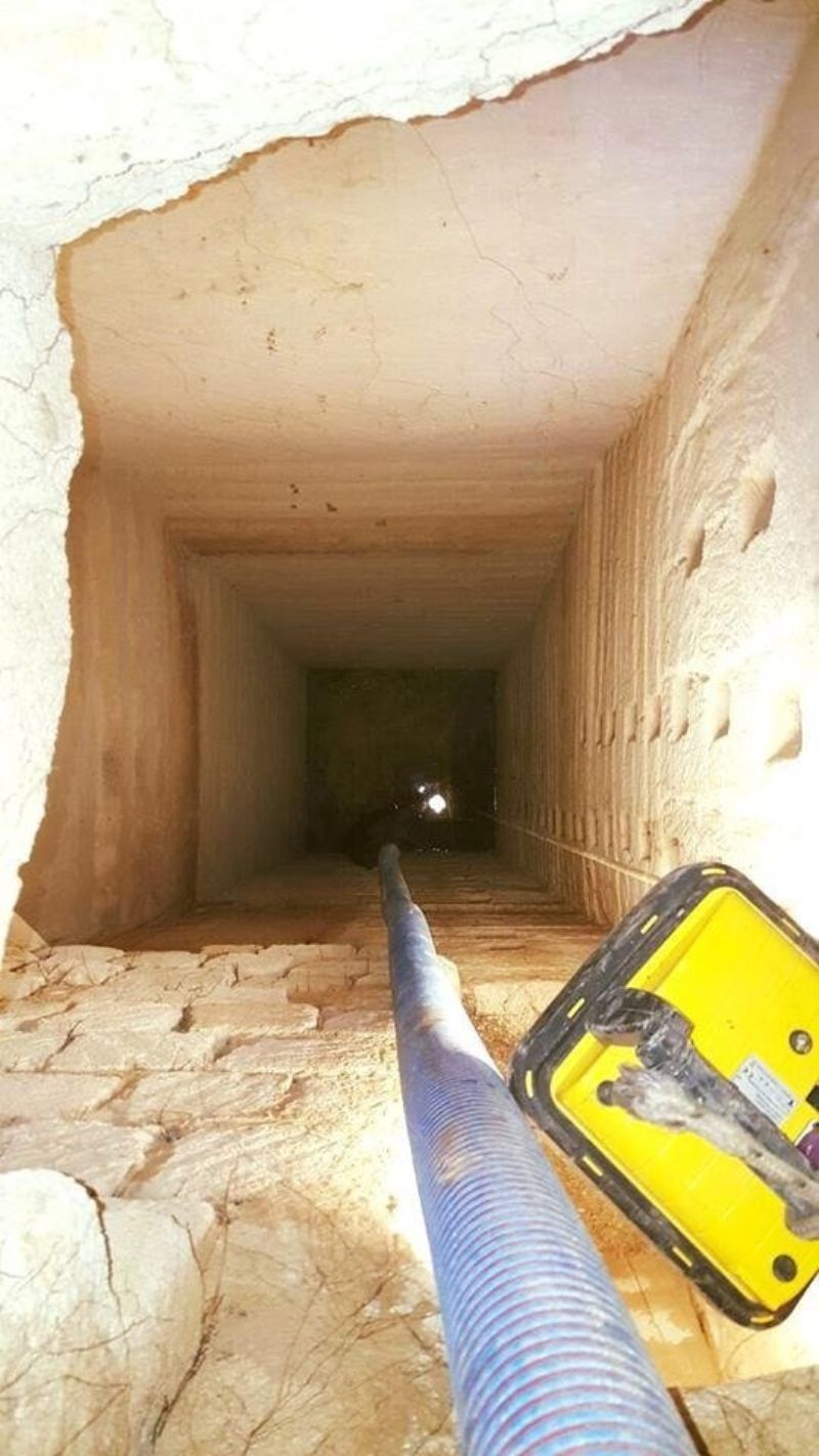 Ispezione in cunicolo