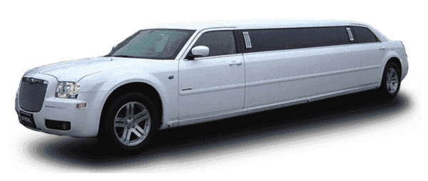 White Chrysler 300 Limo Rental