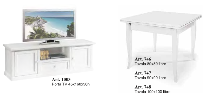 porta TV in legno