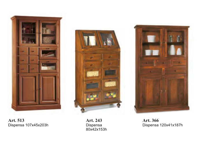 dispense in legno
