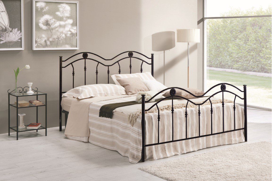 letto matrimoniale in ferro battuto