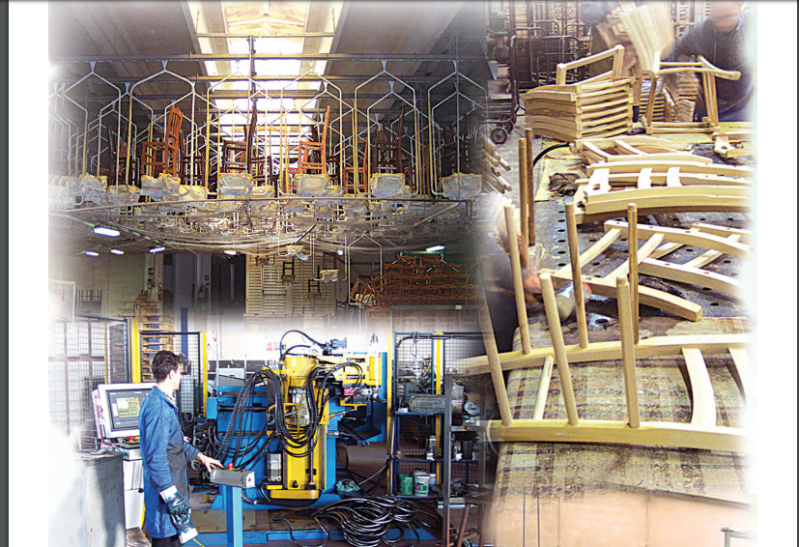 Produzione di sedie