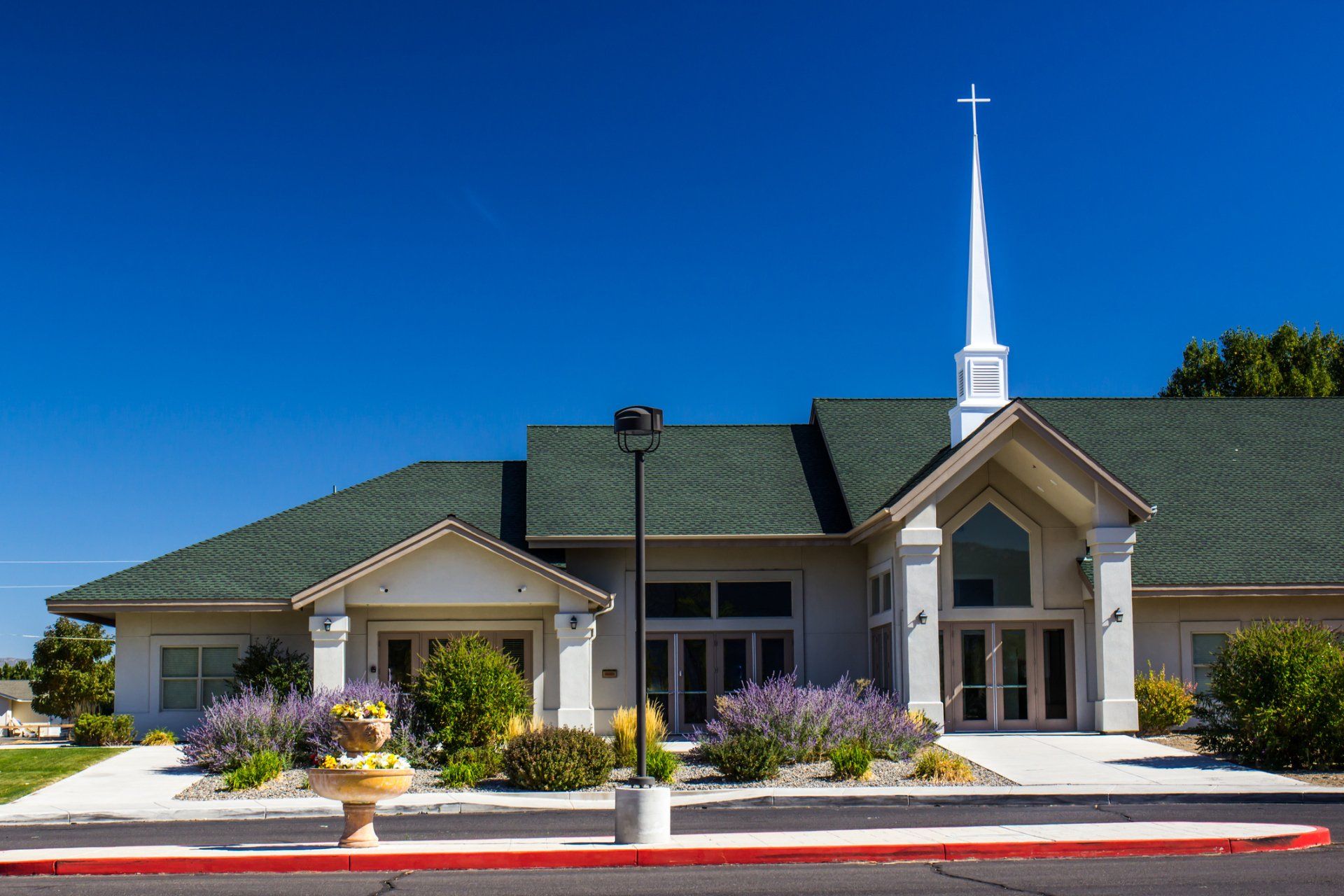 New commercial roof on church in Arkansas
