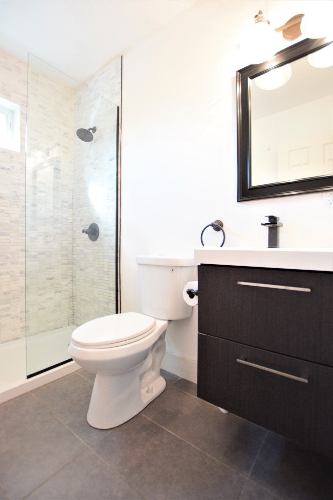 The bathroom