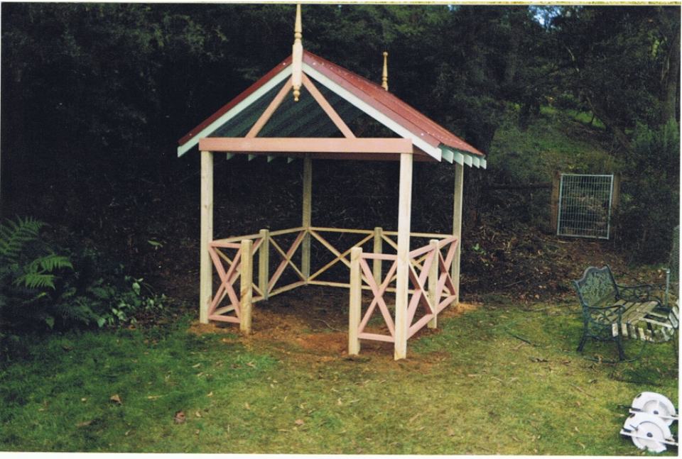 garden sitting area
