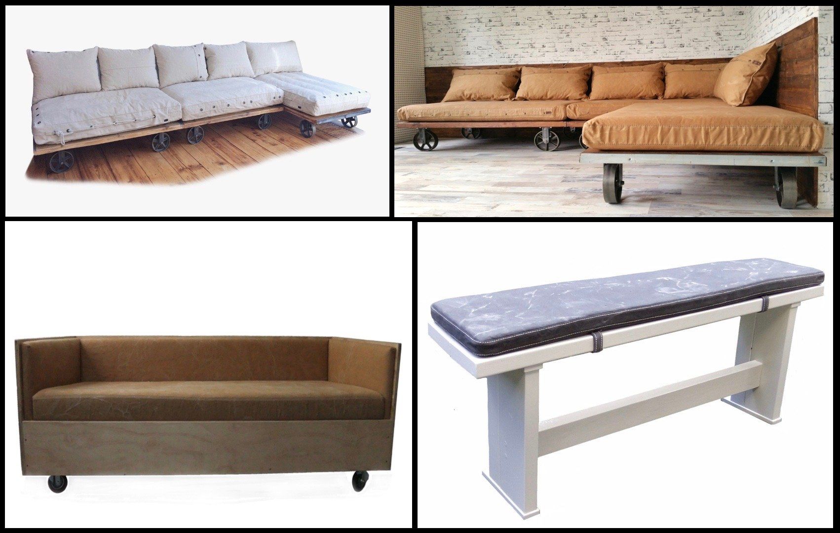 lounge kussens - canvas kussens - kussens op maat - lounge matras - matras kussens