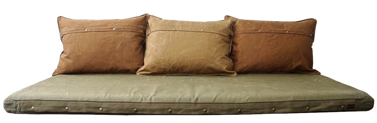 canvas lounge kussens - lounge kussens - vensterbankkussens -daybed - kussens op maat - pallet kussens