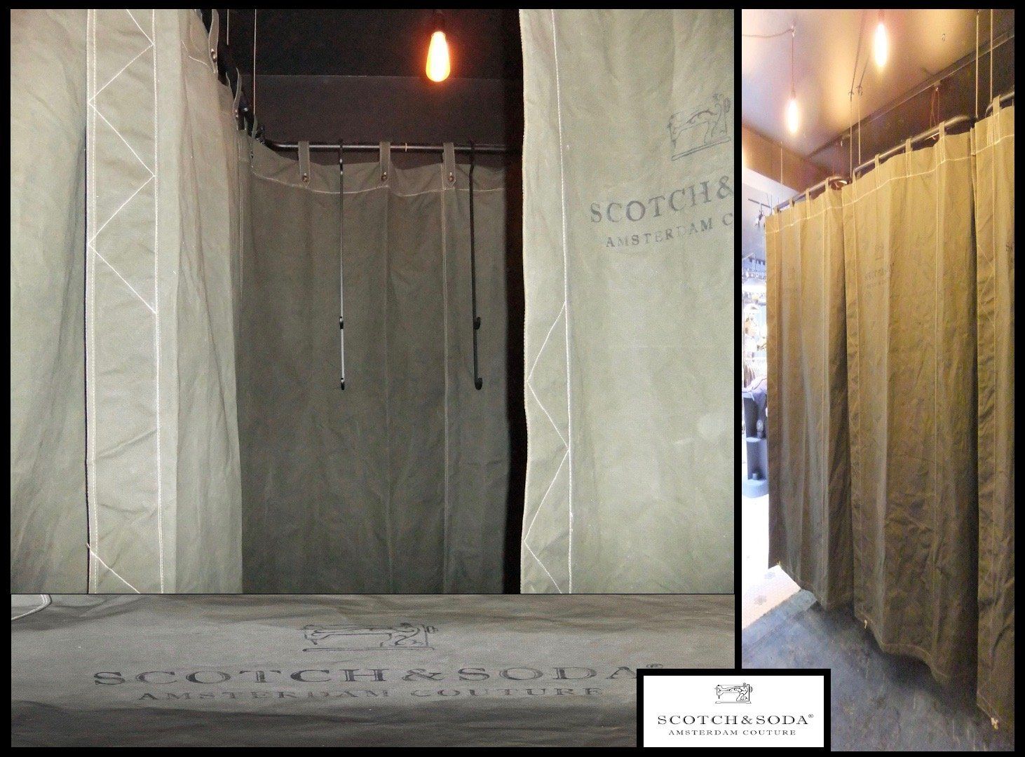 paskamer gordijnen - Scotch & Soda - canvas gordijnen - gordijnen op maat